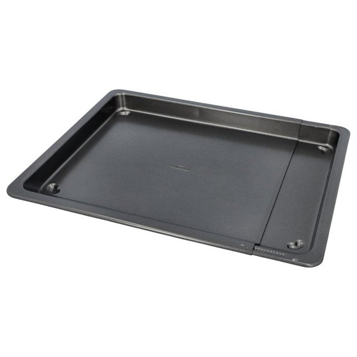 Plaque de cuisson ajustable - BIRKMANN - EASY BAKING - Acier carbone - Anti adhésif - 36-52 x 33 x 3 cm