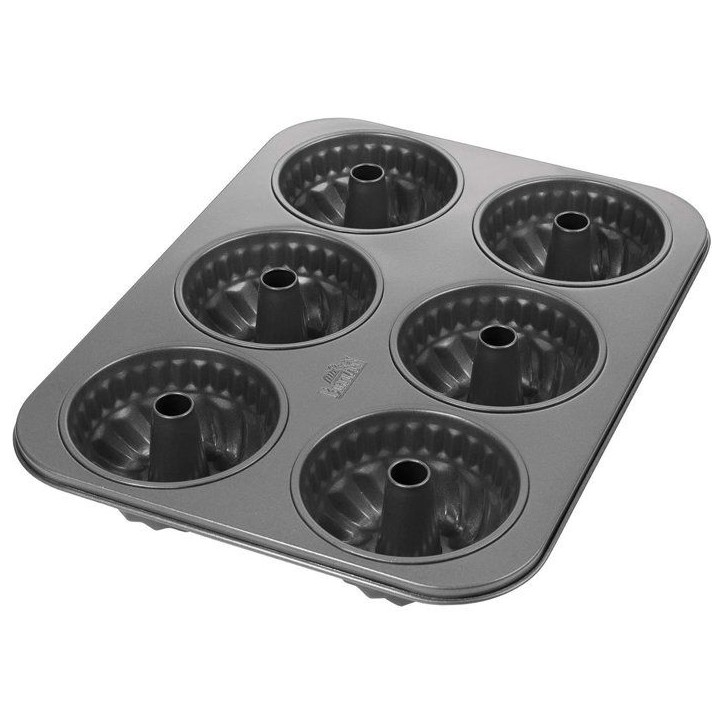 Plaque de cuisson cake - BIRKMANN - EASY BAKING - Acier carbone - Anti adhésif - Ø10 cm, 35 x 27 x 5 cm Plaque de cuisson cake - BIRKMANN - EASY BAKING - Acier carbone - Anti adhésif - Ø10 cm, 35 x 27 x 5 cm