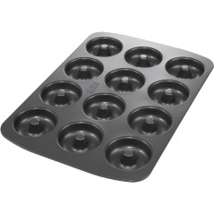 Plaque a cuisson pour donuts - BIRKMANN - EASY BAKING - Acier carbone