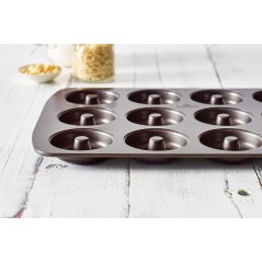 Plaque a cuisson pour donuts - BIRKMANN - EASY BAKING - Acier carbone