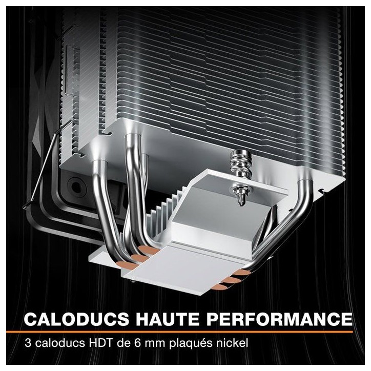 be quiet! PURE ROCK PRO 3 Slim - Ventirad CPU - Ventilateurs 100mm be quiet! PURE ROCK PRO 3 Slim - Ventirad CPU - Ventilateurs 100mm