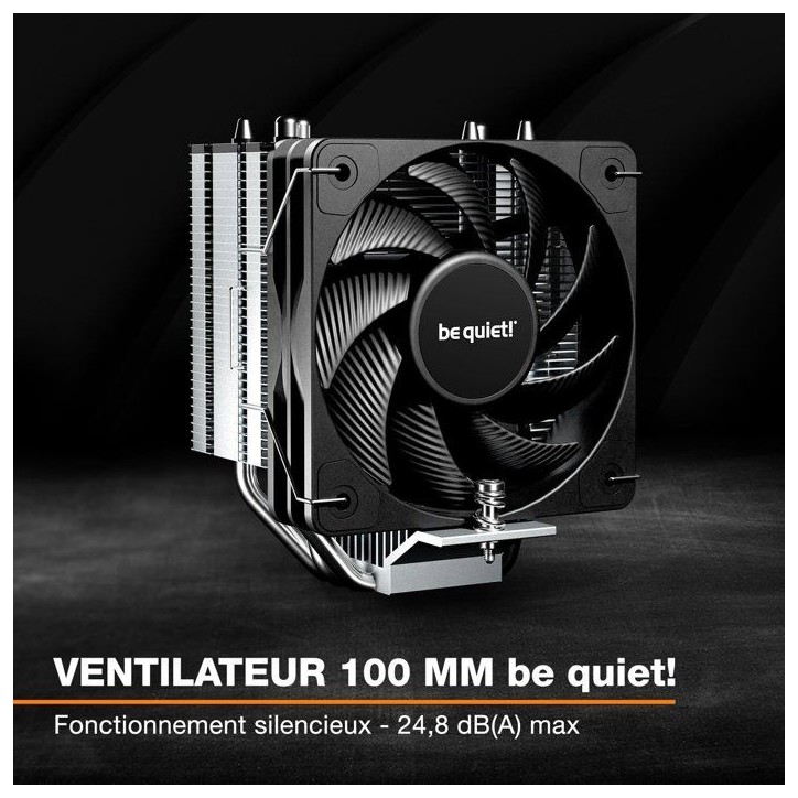 be quiet! PURE ROCK PRO 3 Slim - Ventirad CPU - Ventilateurs 100mm be quiet! PURE ROCK PRO 3 Slim - Ventirad CPU - Ventilateurs 100mm