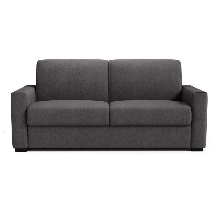 Canapé convertible express JOHN - 3 places - Tissu anthracite - 190 x 100 x 87 cm Canapé convertible express JOHN - 3 places - Tissu anthracite - 190 x 100 x 87 cm