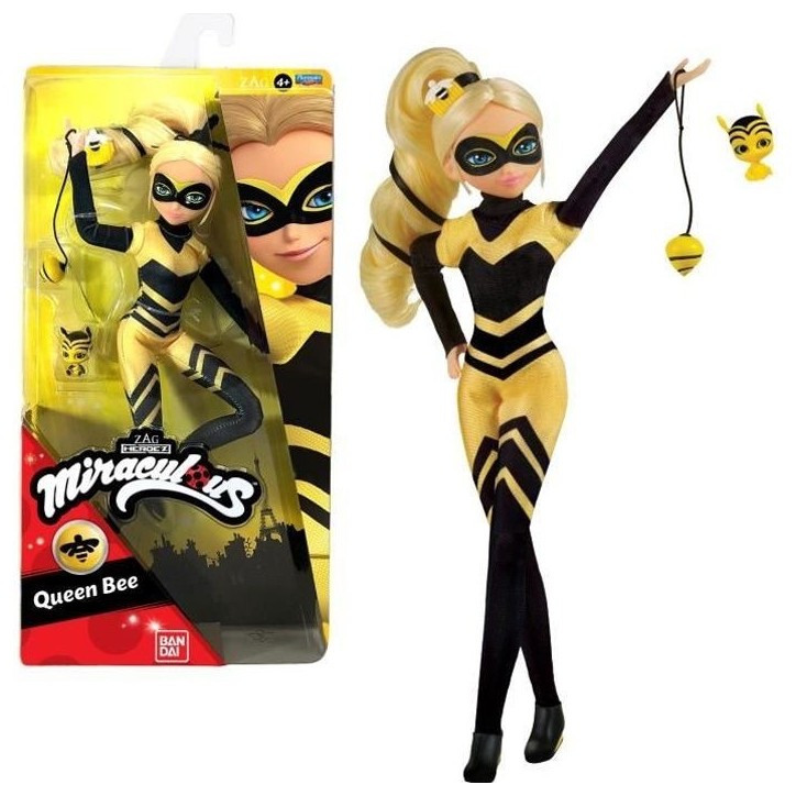 Miraculous Ladybug - Poupée mannequin 26 cm : Queen Bee - BANDAI Miraculous Ladybug - Poupée mannequin 26 cm : Queen Bee - BANDAI