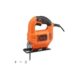 Scie sauteuse - BLACK+DECKER - BES410K - 410W - Ventilateur a poussier