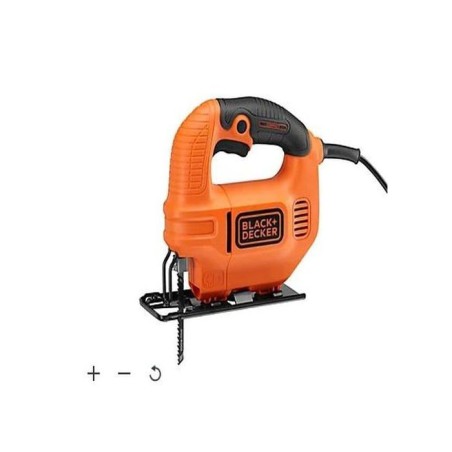 Scie sauteuse - BLACK+DECKER - BES410K - 410W - Ventilateur a poussier