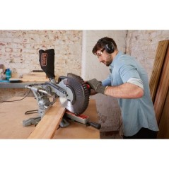 Scie a onglet radiale 25,4 cm, 2100W - BLACK+DECKER - BES710-QS