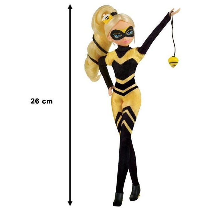 Miraculous Ladybug - Poupée mannequin 26 cm : Queen Bee - BANDAI Miraculous Ladybug - Poupée mannequin 26 cm : Queen Bee - BANDAI