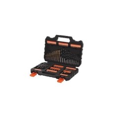Coffret Perçage et Vissage - BLACK+DECKER - A7200-XJ - 109 pieces - 30 forets - 67 accessoires de vissage