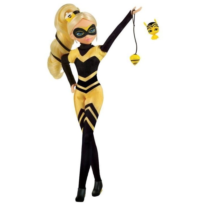 Miraculous Ladybug - Poupée mannequin 26 cm : Queen Bee - BANDAI Miraculous Ladybug - Poupée mannequin 26 cm : Queen Bee - BANDAI