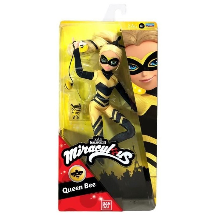 Miraculous Ladybug - Poupée mannequin 26 cm : Queen Bee - BANDAI Miraculous Ladybug - Poupée mannequin 26 cm : Queen Bee - BANDAI