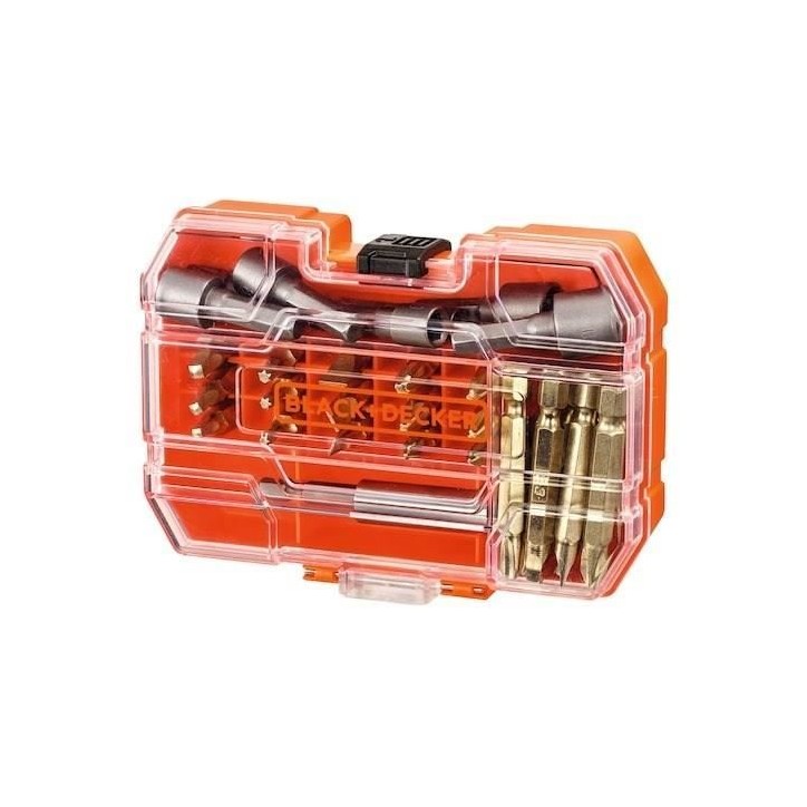 Coffret perçage/vissage BLACK+DECKER A7229-XJ 32 pieces Coffret perçage/vissage BLACK+DECKER A7229-XJ 32 pieces