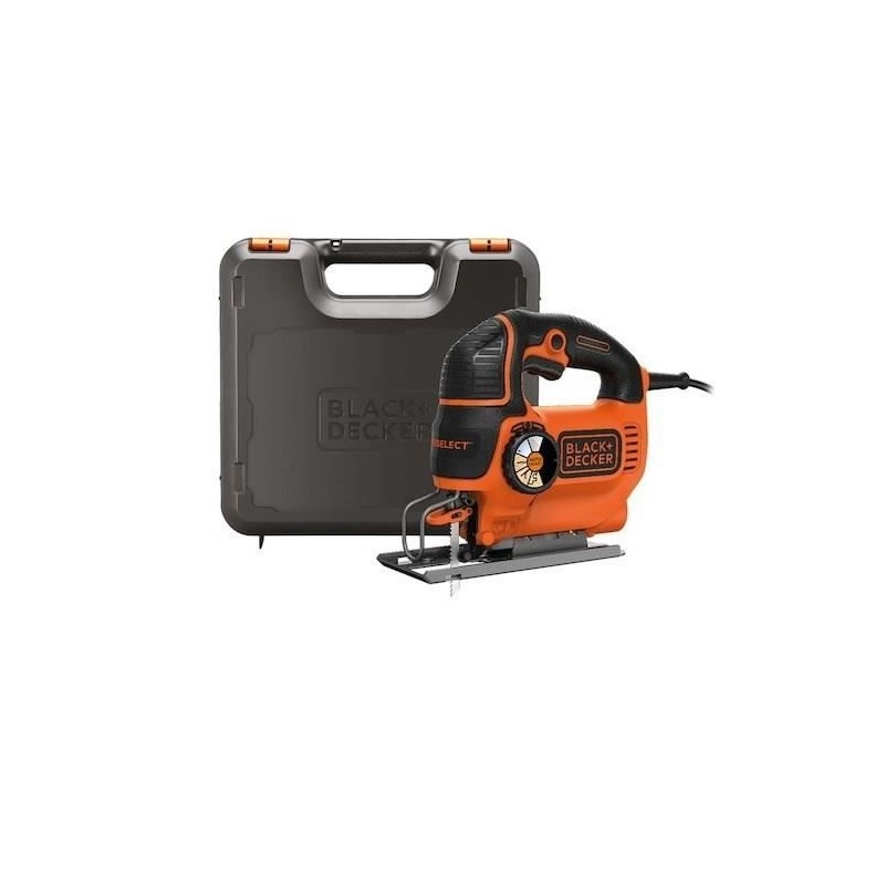 Scie sauteuse électrique Black & Decker KS801SK-QS - Autoselect pour