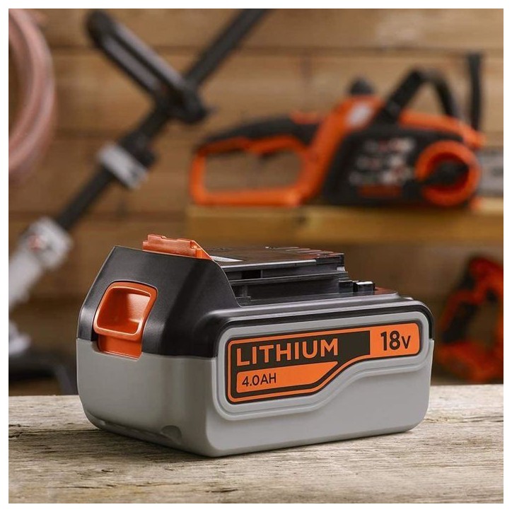 Batterie 18V 4,0Ah - BLACK+DECKER - BL4018-XJ - Noir Batterie 18V 4,0Ah - BLACK+DECKER - BL4018-XJ - Noir
