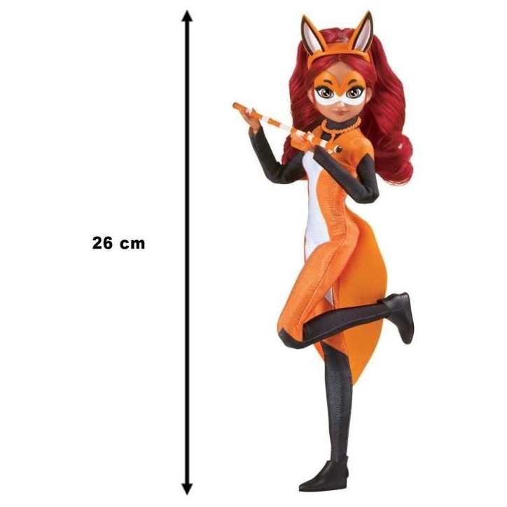 Miraculous Ladybug - Poupée mannequin 26 cm Rena orange - BANDAI Miraculous Ladybug - Poupée mannequin 26 cm Rena orange - BANDAI
