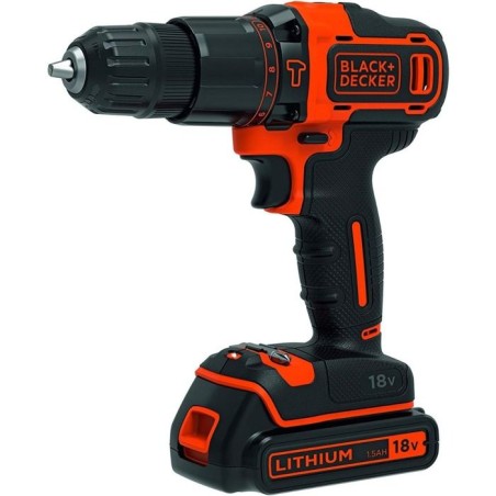 Perceuse/Visseuse a percussion - Black+Decker - 18V - 2 vitesses - Man