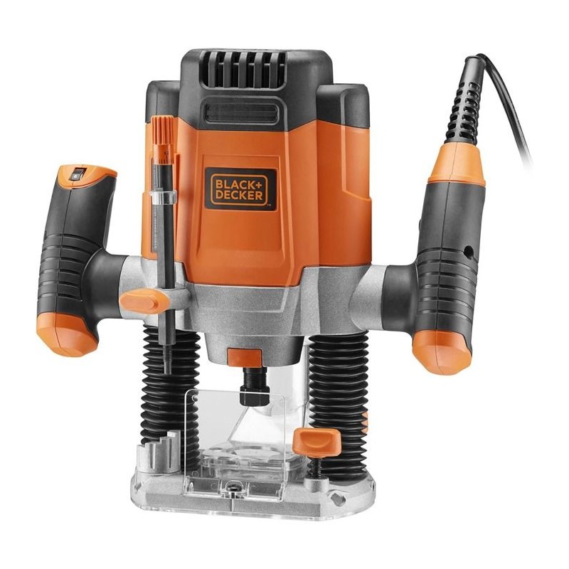 Défonceuse filaire - BLACK+DECKER - KW1200EKA - 1200W - Vitesse varia