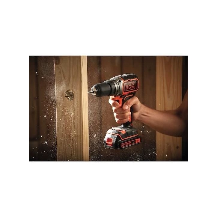 BLACK+DECKER BL186K1B2-QW PERCEUSE SANS FIL BRUSHLESS 18V LITHIUM BLACK+DECKER BL186K1B2-QW PERCEUSE SANS FIL BRUSHLESS 18V LITHIUM