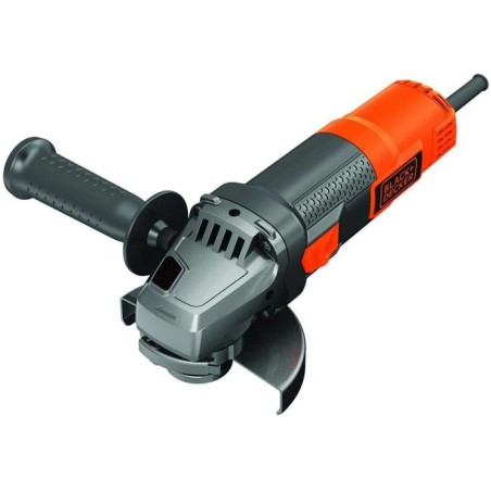 Meuleuse d'angle BLACK + DECKER BEG120 - 115mm 800W - Interrupteur de