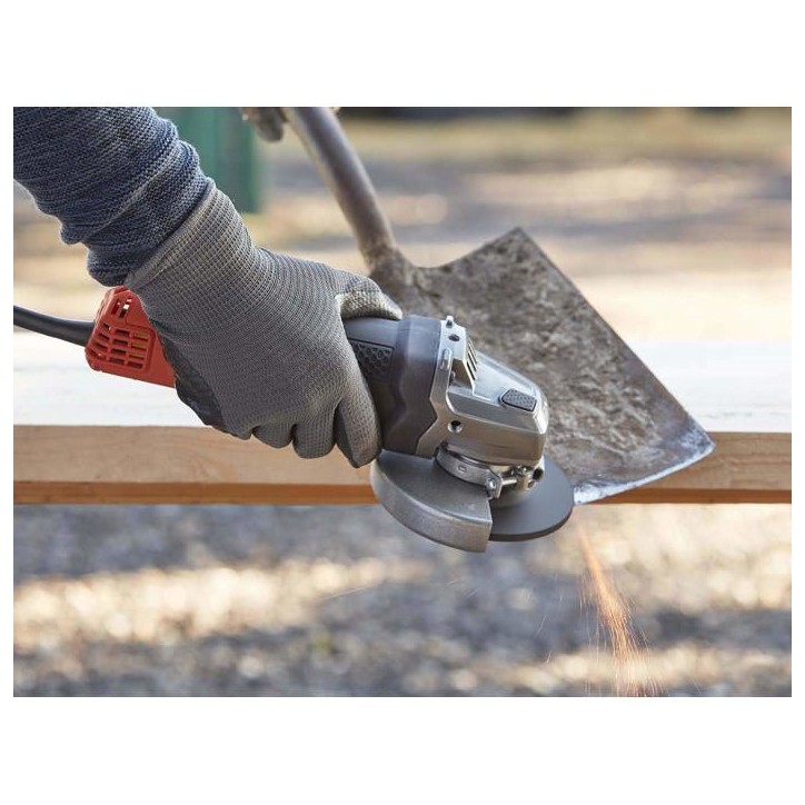 Meuleuse d'angle BLACK + DECKER BEG120 - 115mm 800W - Interrupteur de verrouillage et démarrage progressif Meuleuse d'angle BLACK + DECKER BEG120 - 115mm 800W - Interrupteur de verrouillage et démarrage progressif