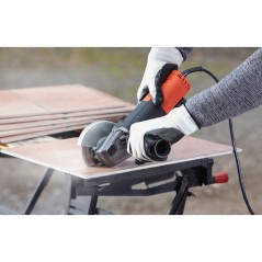 Meuleuse d'angle BLACK + DECKER BEG120 - 115mm 800W - Interrupteur de