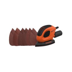 Ponceuse de détail filaire - BLACK+DECKER - BEW230-QS - 55W - 6 abras