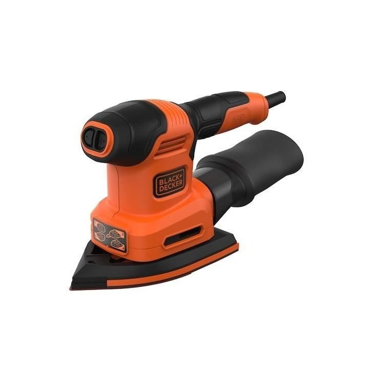 BLACK+DECKER Multiponceuse Filaire 200W BEW200K-QS - Systeme Auto-Agrippant Des Accessoires - Ajustement de la Vitesse Automatiq BLACK+DECKER Multiponceuse Filaire 200W BEW200K-QS - Systeme Auto-Agrippant Des Accessoires - Ajustement de la Vitesse Automatiq