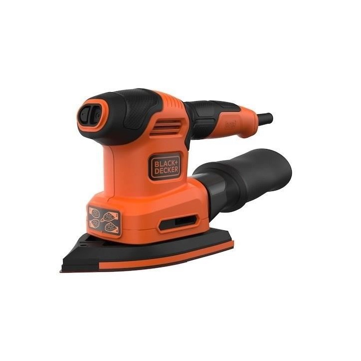 BLACK+DECKER Multiponceuse Filaire 200W BEW200K-QS - Systeme Auto-Agrippant Des Accessoires - Ajustement de la Vitesse Automatiq BLACK+DECKER Multiponceuse Filaire 200W BEW200K-QS - Systeme Auto-Agrippant Des Accessoires - Ajustement de la Vitesse Automatiq
