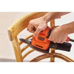 BLACK+DECKER Multiponceuse Filaire 200W BEW200K-QS - Systeme Auto-Agri