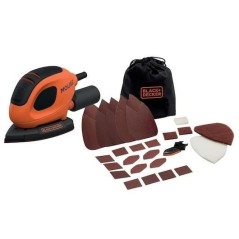 Ponceuse Delta BLACK + DECKER Mouse - 55W - Filaire - 14000 tours/min