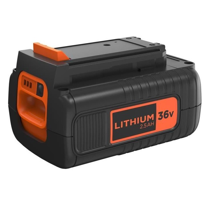 Batterie 36V 2,5Ah - BLACK+DECKER - BL2536-XJ - B+D Power Connect - Noir, orange