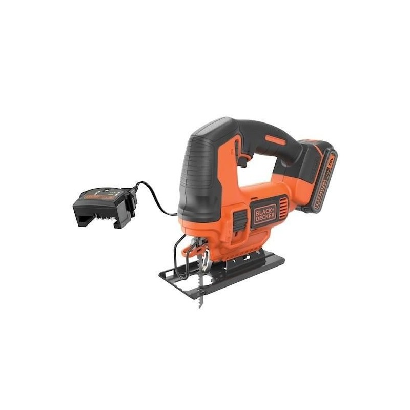 BLACK+DECKER Scie Sauteuse Sans Fil 18V - BDCJS18E1-QW - Mouvement Pen