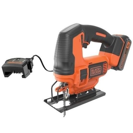 BLACK+DECKER Scie Sauteuse Sans Fil 18V - BDCJS18E1-QW - Mouvement Pen