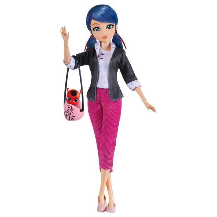 Miraculous Ladybug - Poupée mannequin 26 cm Marinette - BANDAI Miraculous Ladybug - Poupée mannequin 26 cm Marinette - BANDAI
