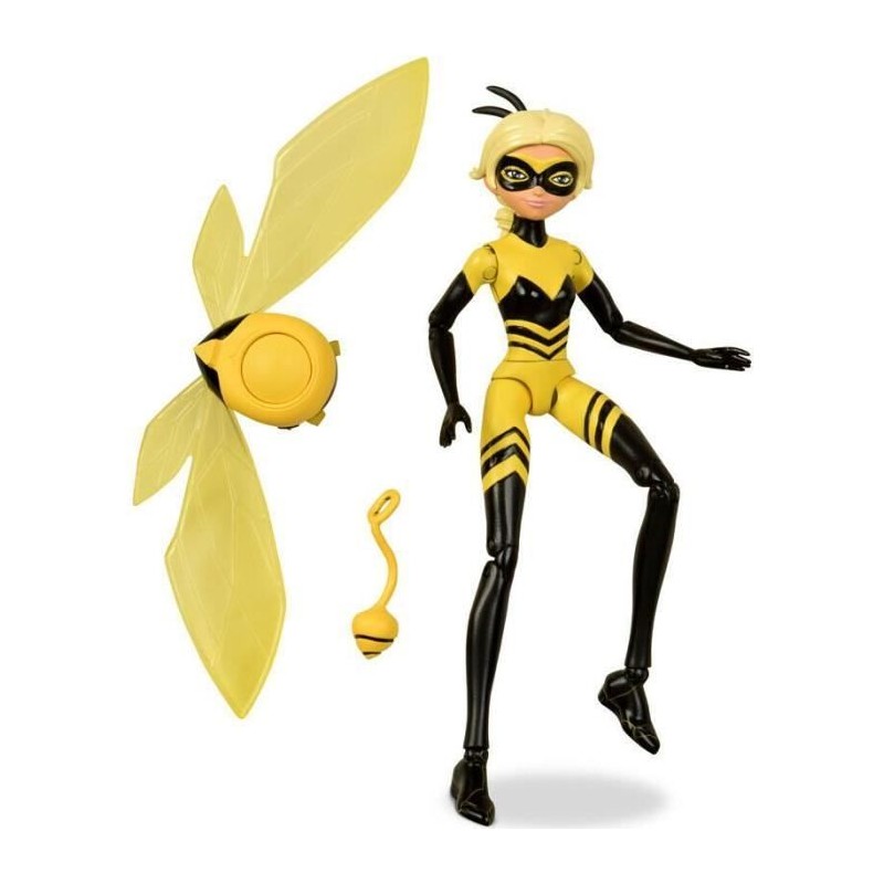 Mini-poupée Queen Bee - MIRACULOUS - 12 cm - Jaune et noir - 4 ans et