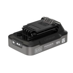 Batterie 18V 2Ah avec indice de charge - BLACK+DECKER - BDL2018S-XJ -