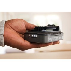 Batterie 18V 2Ah avec indice de charge - BLACK+DECKER - BDL2018S-XJ -
