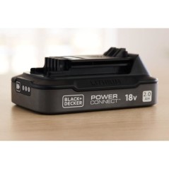 Batterie 18V 2Ah avec indice de charge - BLACK+DECKER - BDL2018S-XJ -