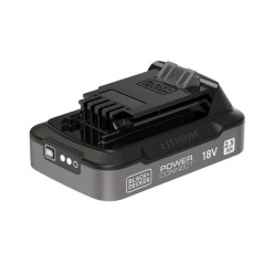 Batterie 18V 2,5Ah avec indice de charge - BLACK+DECKER - BDL2518S-XJ