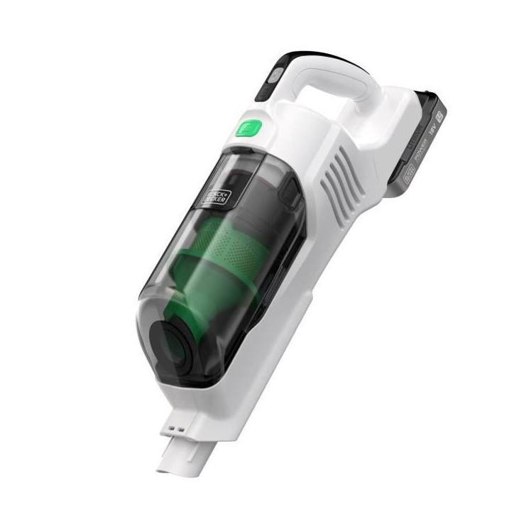 Aspirateur balai multifonction - BLACK & DECKER - REVSV18D1-QW - 36 AW - 18V 2,0 Ah - Blanc