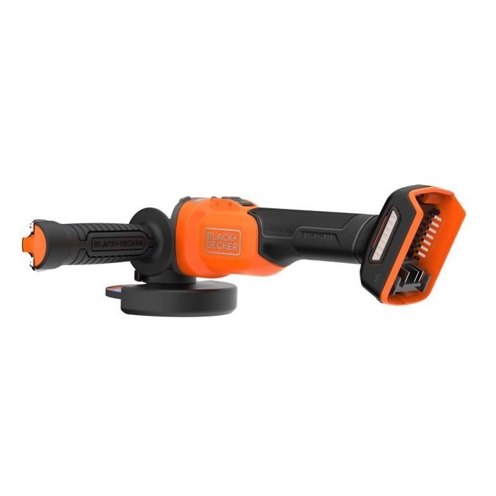 Meuleuse sans fil - BLACK&DECKER - BCG6L8N-XJ - Brushless - 18V - 115m - Sans batterie Meuleuse sans fil - BLACK&DECKER - BCG6L8N-XJ - Brushless - 18V - 115m - Sans batterie