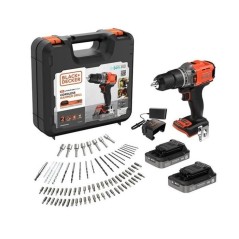 Perceuse a percussion sans fil BLACK+DECKER - BCD383D2XKA-QW - 18V - 2
