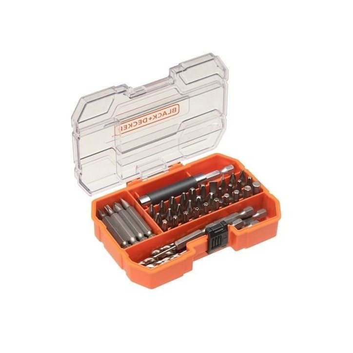 Coffret perçage/vissage BLACK+DECKER A7238-XJ 304 pieces Coffret perçage/vissage BLACK+DECKER A7238-XJ 304 pieces
