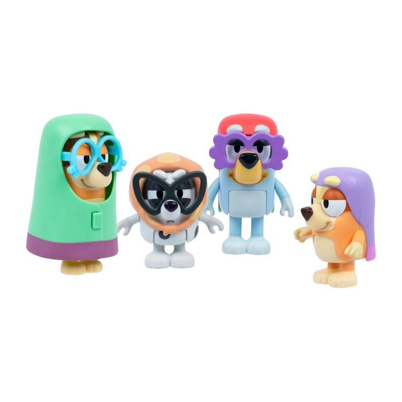 Coffret de 4 figurines - BLUEY - Les grands-meres - Des 3 ans