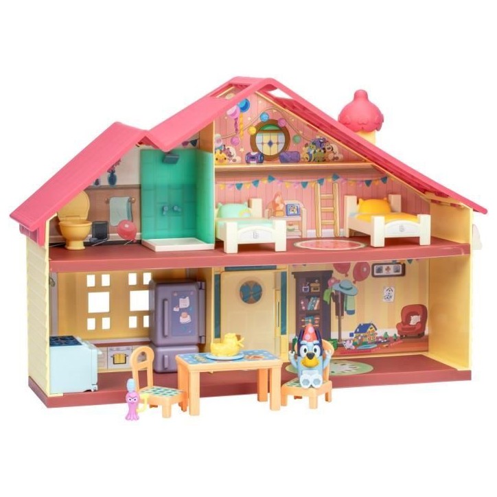 Maison anniversaire - BLUEY - 1 figurine + 13 accessoires - Des 3 ans Maison anniversaire - BLUEY - 1 figurine + 13 accessoires - Des 3 ans