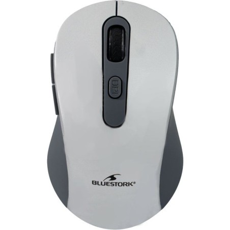 Souris - 2.4GHz+Bluetooth - BLUESTORK - Rechargeable 4800 DPI - Gris