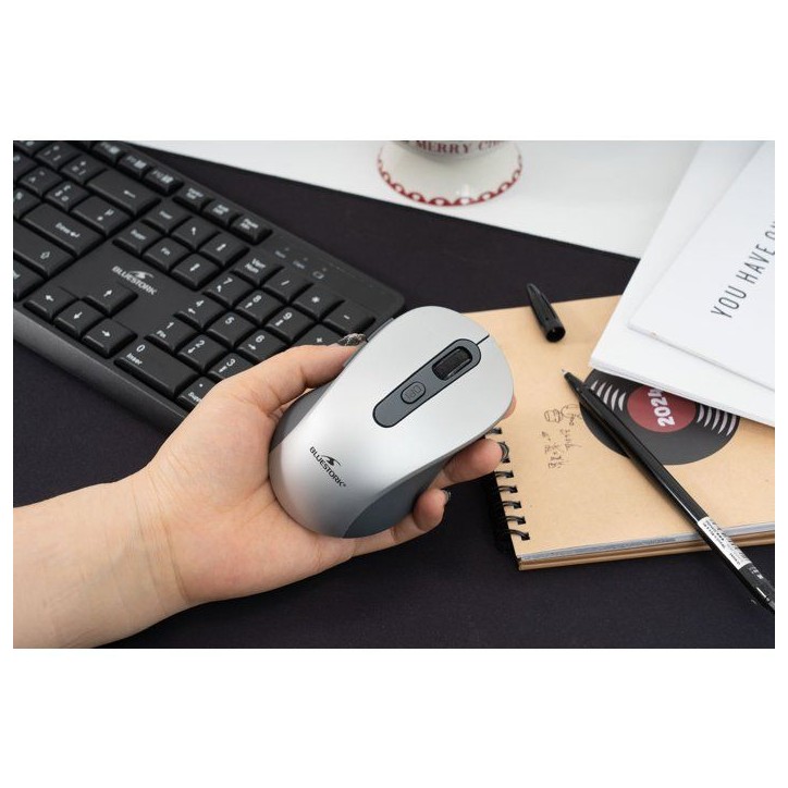Souris - 2.4GHz+Bluetooth - BLUESTORK - Rechargeable 4800 DPI - Gris Souris - 2.4GHz+Bluetooth - BLUESTORK - Rechargeable 4800 DPI - Gris