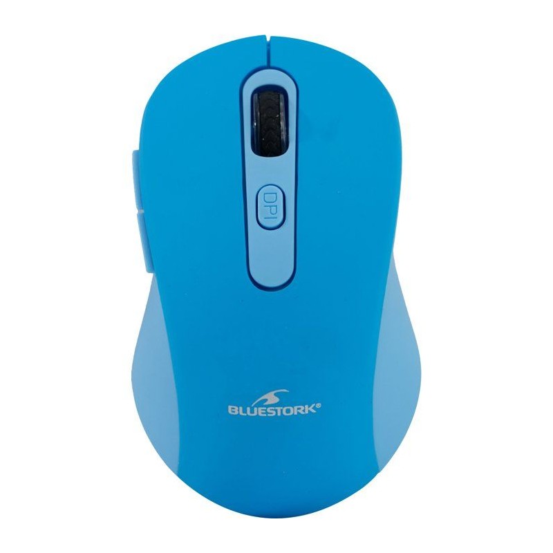 Souris - 2.4GHz+Bluetooth - BLUESTORK - Rechargeable 4800 DPI - Bleu