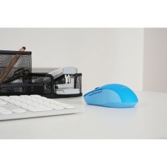 Souris - 2.4GHz+Bluetooth - BLUESTORK - Rechargeable 4800 DPI - Bleu