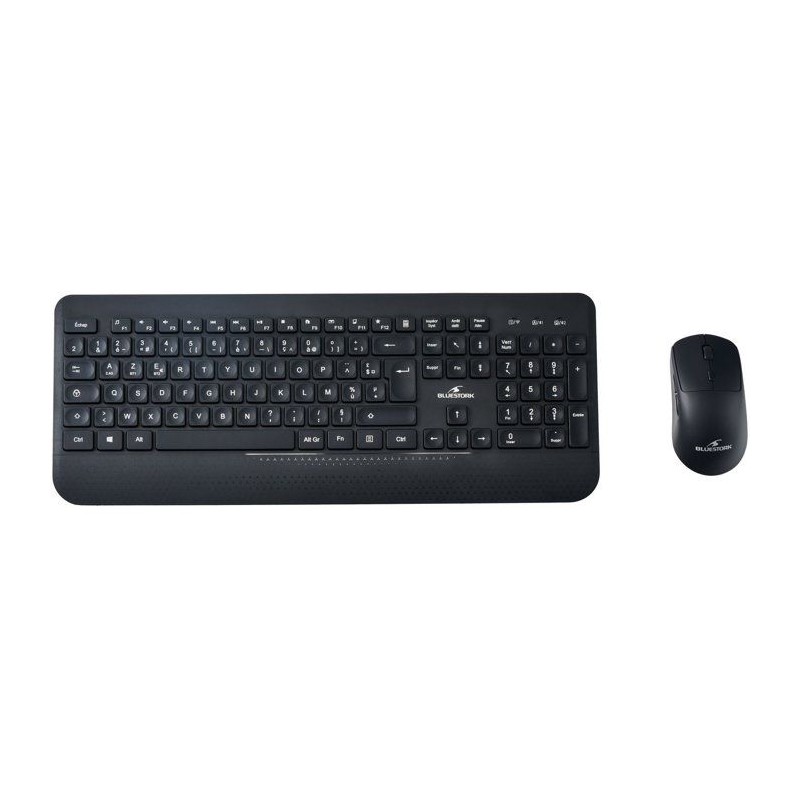 Pack clavier souris - BLUESTORK - 2.4G+BT - AZERTY - Noir